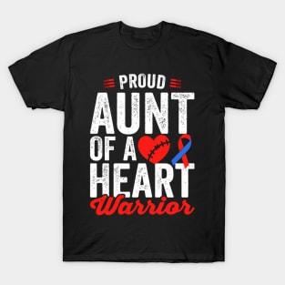 Aunt Of A He Warrior Chd Congenital He T-Shirt